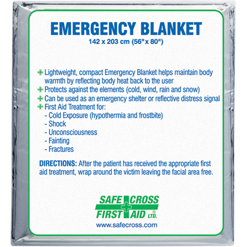Rescue Foil Blankets, Aluminized Polyester Equipment World