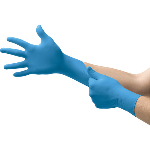 Disposable Gloves, Small, Nitrile, 5-mil, Powdered, Blue Equipment World