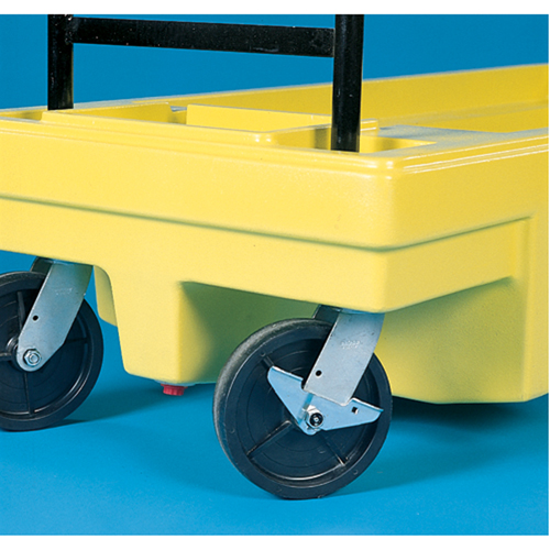 Chariots Poly-Spillcart, 66,5" lo x 29" la x 43,9" h, Cap. de d&eacute;versement 57 gal. US Equipment World