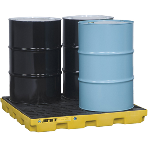 EcoPolyBlend Accumulation Centers, 49 US gal. Spill Capacity, 49" x 49" x 5.5" Equipment World