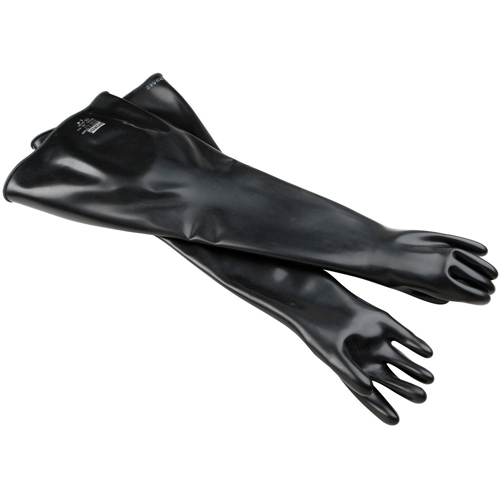Ambidextrous Glove, Size X-Large/10, 32" L, Butyl Rubber, 30-mil Equipment World