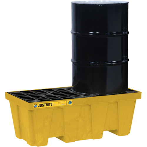 EcoPolyBlend Spill Control Pallets - Without Drain, 66 US gal. Spill Capacity, 49" x 25" x 18" Equipment World