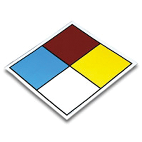 Plaque-&eacute;tiquette de s&eacute;curit&eacute; de la NFPA, vierge, Vinyle Equipment World