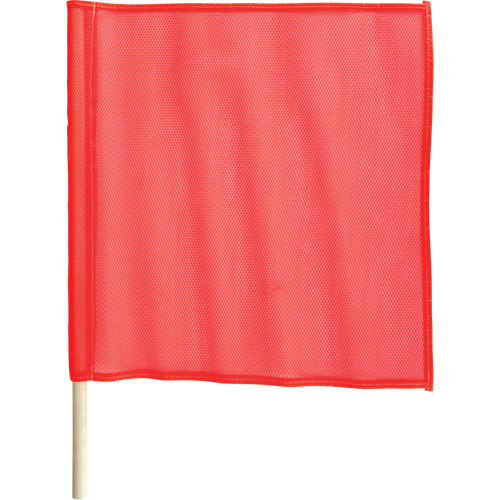 Traffic Safety Flags, Mesh, With Handle Equipment World
