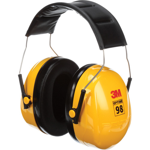 Peltor Optime 98 Series Earmuffs, Headband, 25 NRR dB Equipment World
