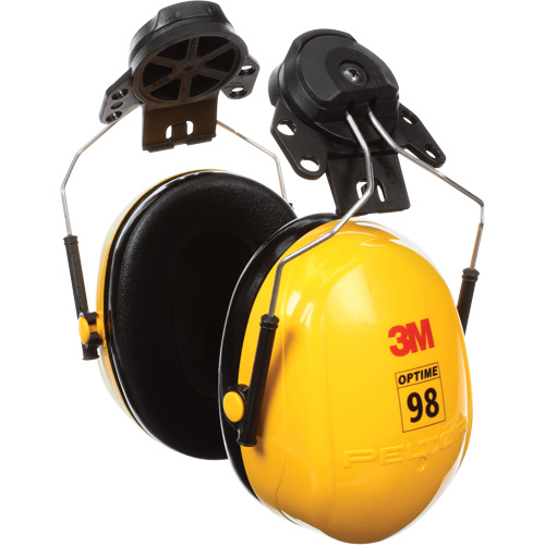 Peltor Optime 98 Series Earmuffs, Cap Mount, 23 NRR dB Equipment World