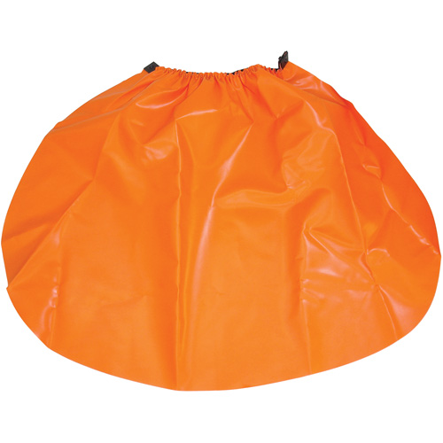 Hard Hat Rain Shield, One Size, Orange, Nylon/PVC Equipment World