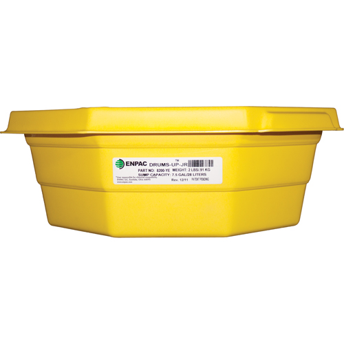 Plateaux Drums-Up Jr, 22,75" lo x 22,75" la x 7,5" h, Cap. de d&eacute;versement 7,5 gal. US Equipment World