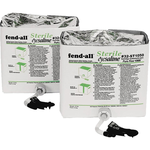 Pure Flow 1000&reg; Eyewash Station - Fluid Cartridges, 1120 oz. Equipment World