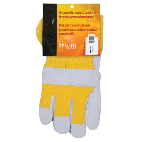 Winter-Lined Fitters Gloves, Large, Split Cowhide Palm, Boa Inner Lining Equipment World
