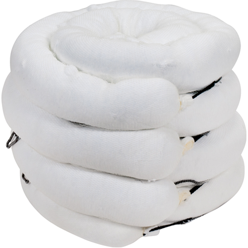 Premium Sorbent Boom, Oil Only, 10' L x 5" W, 35 Gal. Absorbancy, 4 /Pack Equipment World