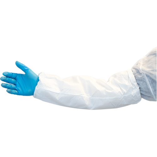 Lightweight Sleeves, 18" long, Vinyl, White Equipment World