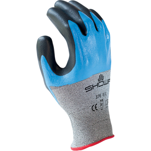 S-Tex 376 Gloves, Size 6/Small, 13 Gauge, Foam Nitrile Coated, Polyester/Stainless Steel Shell, ANSI/ISEA 105 Level 4 Equipment World