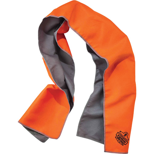 Chill-Its&reg; 6602MF Microfiber Cooling Towel, Hi-Vis Orange Equipment World