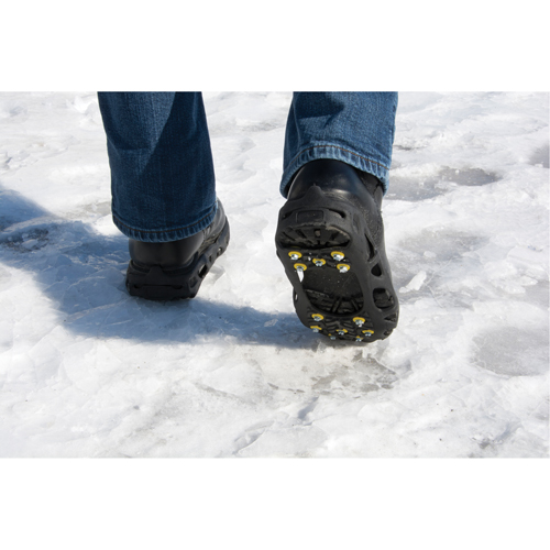Heavy-Duty Anti-Slip Ice Cleats, Steel, Stud Traction, Medium Equipment World