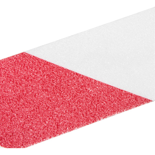 Ruban antid&eacute;rapant de premi&egrave;re qualit&eacute;, 2" x 60', Rouge & blanc Equipment World