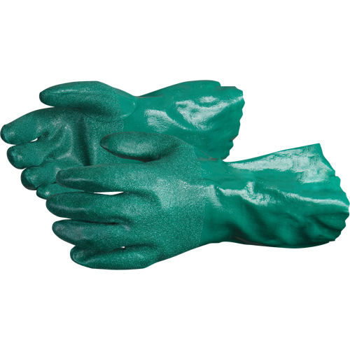 Gants Chemstop avec prise en poudre de c&eacute;ramique, Taille Moyen/8, 12" lo, Nitrile, Doublure en Jersey de coton, 40-mil Equipment World
