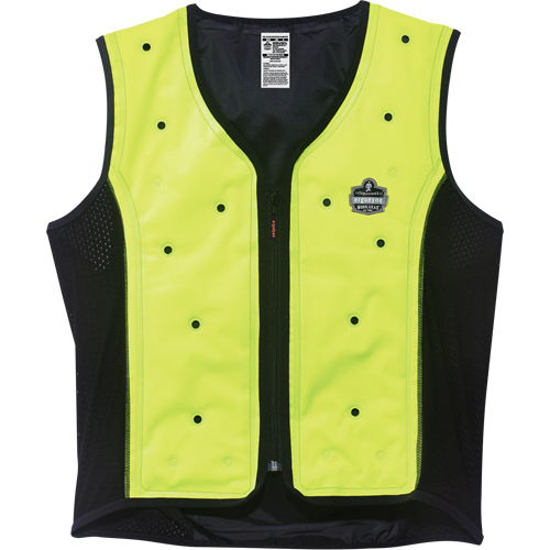 Chill-Its&reg; 6685 Dry Evaporative Cooling Vests, 2X-Large, High Visibility Lime-Yellow Equipment World