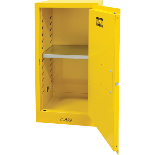 Armoire pour produits inflammables, 16 gal., 1 Porte(s), 23" La x 44" h x 18" p Equipment World