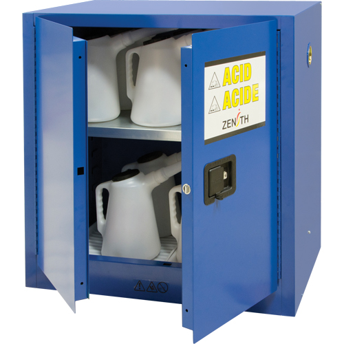 Corrosive Liquids Cabinet, 22 gal., 35" x 35" x 22" Equipment World
