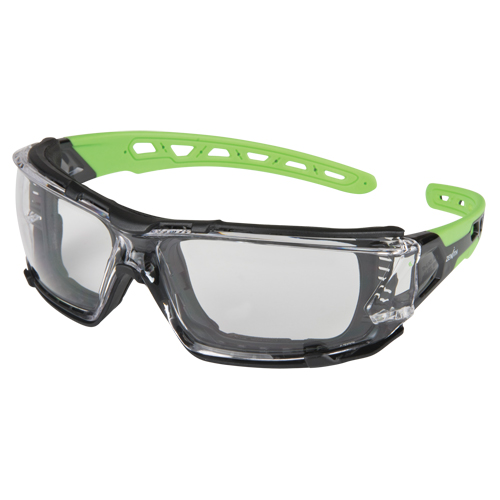 Lunettes de s&eacute;curit&eacute; s&eacute;rie Z2500 avec joint en mousse, Lentille Transparent, Anti-&eacute;gratignures, ANSI Z87+/R&eacute;pond ou surpasse la norme CSA Z94.3 Equipment World