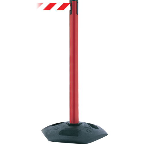 Single Line Heavy Duty Receiver Post, 38" High, Black Equipment World
