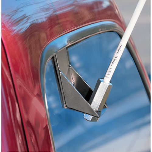 Safety Whip&reg; Light-Duty Whips, Window Mount, 5' High, Orange Equipment World