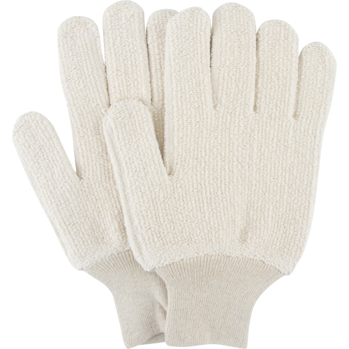 Gants r&eacute;sistants &agrave; la chaleur, Tissu &eacute;ponge, Grand, Prot&egrave;ge jusqu'&agrave; 212° F (100° C) Equipment World