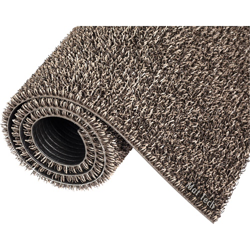 Astro-Plus Mat, Polyethylene, Scraper Type, Textured Pattern, 3-3/10' x 4', Brown Equipment World