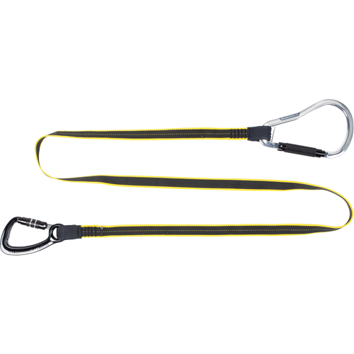 Heavy Duty Rail Tool Lanyard, Fixed Length, Dual Carabiner Equipment World