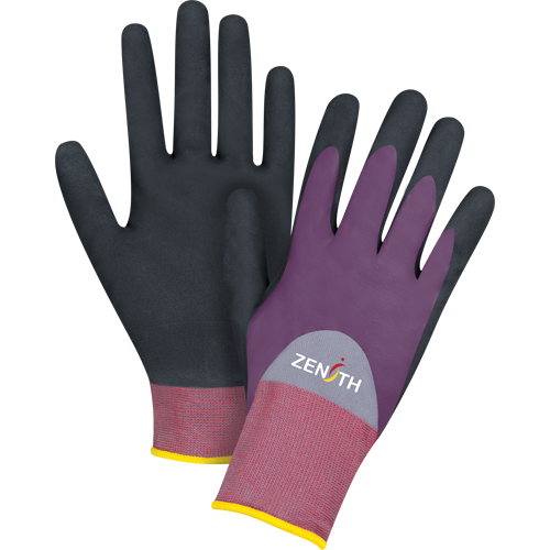 ZX-2 Premium Coated Gloves, 9/Large, Nitrile/Foam Nitrile Coating, 18 Gauge, Nylon Shell Equipment World