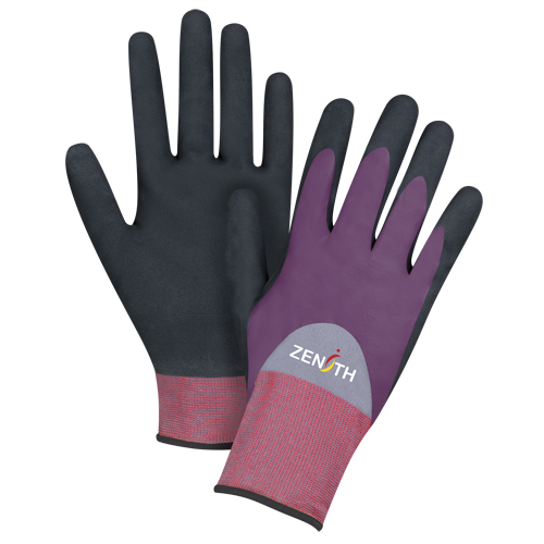 ZX-2 Premium Coated Gloves, 10/X-Large, Nitrile/Foam Nitrile Coating, 18 Gauge, Nylon Shell Equipment World