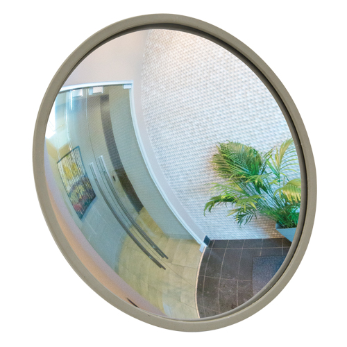 Convex Mirror with Bracket, Indoor/Outdoor, 12" Diameter Equipment World