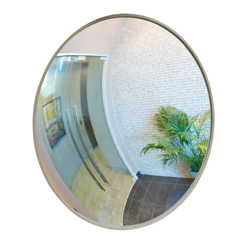 Convex Mirror with Bracket, Indoor/Outdoor, 30" Diameter Equipment World