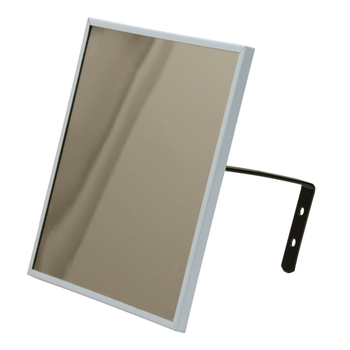 Flat Mirror, 12" H x 12" W, Framed Equipment World