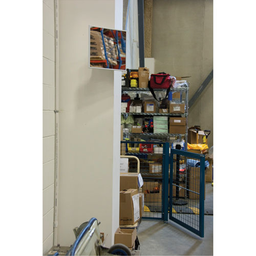 Flat Mirror, 12" H x 12" W, Framed Equipment World