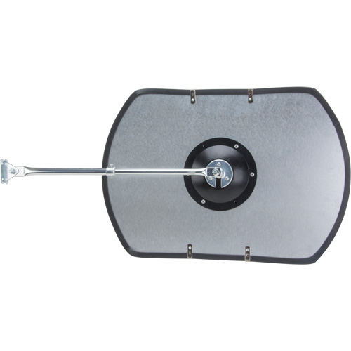 Roundtangular Convex Mirror with Telescopic Arm, 12" H x 18" W, Indoor/Outdoor Equipment World