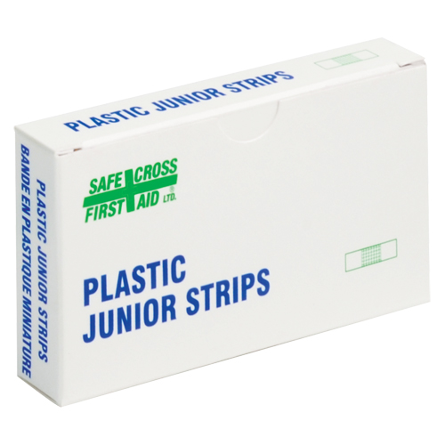 Junior Strips Bandages, Rectangular/Square, 1-1/2", Plastic, Non-Sterile Equipment World