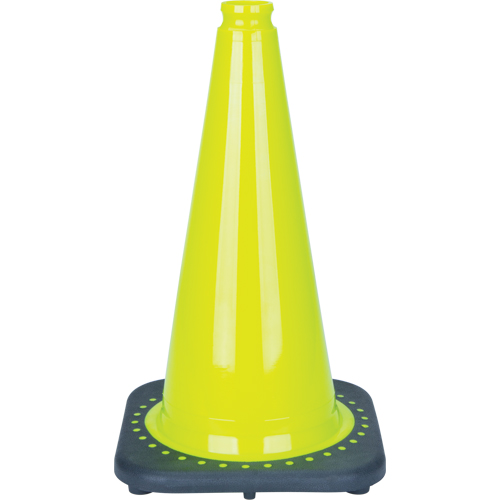 Premium Traffic Cone, 18", Lime Green Equipment World