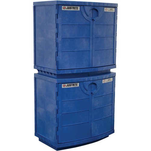 Polyethylene Corrosive/Acid Cabinet, 24 gal., 36" x 35" x 25" Equipment World