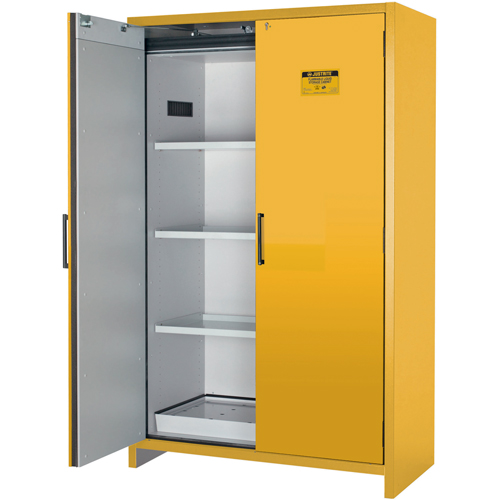 90-Minute EN Safety Storage Cabinet, 45 gal., 2 Door, 46.97" W x 76.89" H x 24.21" D Equipment World