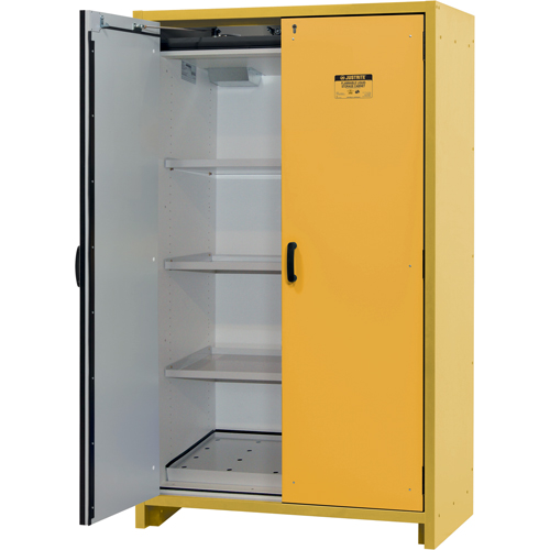 30-Minute EN Safety Storage Cabinet, 45 gal., 2 Door, 45.83" W x 76.65" H x 24.21" D Equipment World