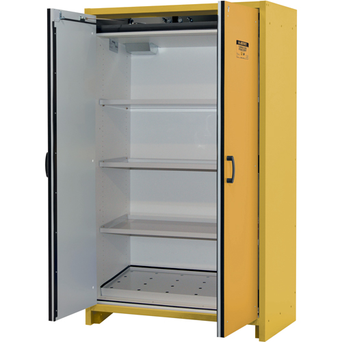30-Minute EN Safety Storage Cabinet, 45 gal., 2 Door, 45.83" W x 76.65" H x 24.21" D Equipment World