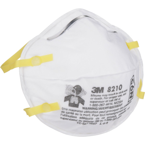 8210 Particulate Respirators, N95, NIOSH Certified Equipment World