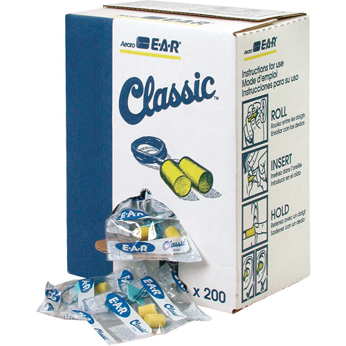 E-A-R Classic Earplugs, Bulk - Polybag, Corded Equipment World