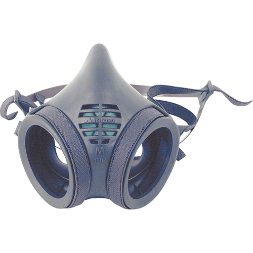 8000 Series Half-Mask Respirator, Elastomer/Thermoplastic, Small Equipment World