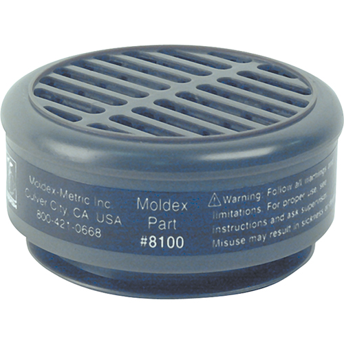 Cartouches de rechange de la s&eacute;rie 8000, Cartouche gaz/vapeur, Vapeur organique Equipment World