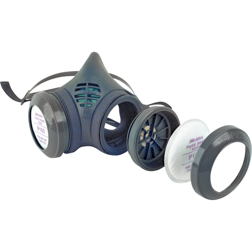 8000 Series Assembled Respirator, Elastomer/Thermoplastic, Medium Equipment World