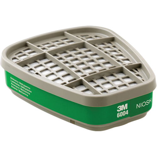 Cartouches pour respirateur s&eacute;rie 6000, Cartouche gaz/vapeur, Ammoniac/M&eacute;thylamine Equipment World