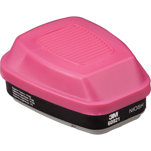 Cartouches pour respirateur s&eacute;rie 6000, Cartouche gaz/vapeur, Vapeurs organiques/P100 Equipment World